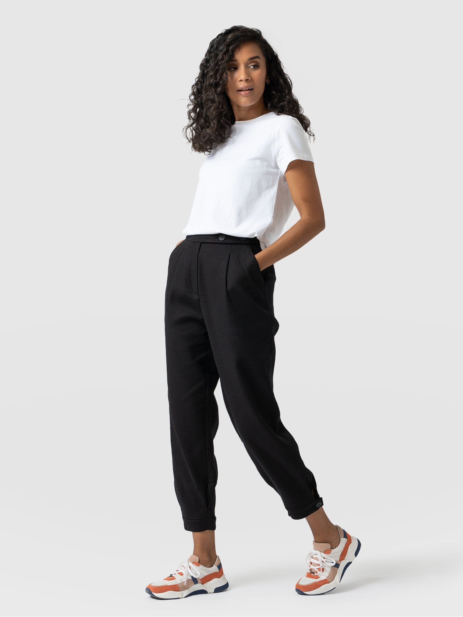 Oxford Pant Black - Women's Trousers | Saint + Sofia® UK